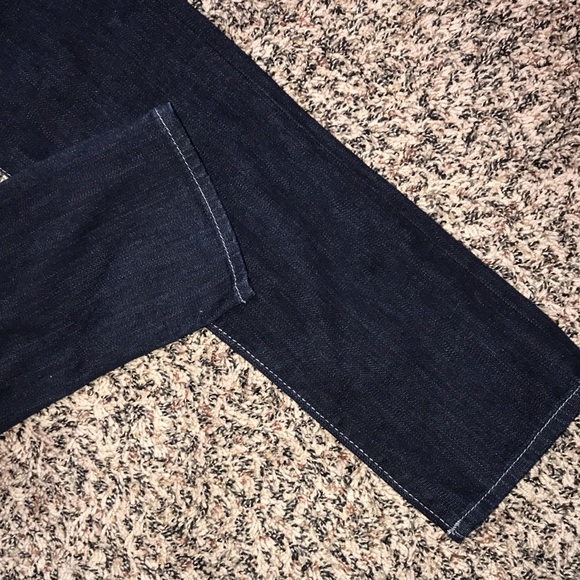 True Religion Vintage Low Rise Skinny Dark Wash Denim Jeans Size 26 | NWOT - Picture 3 of 9